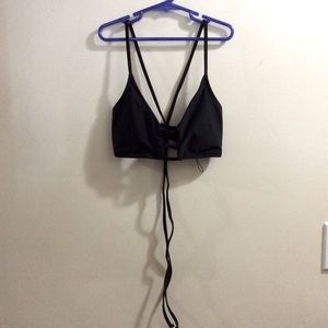 NWT Relleciga bikini top with adjustable ties